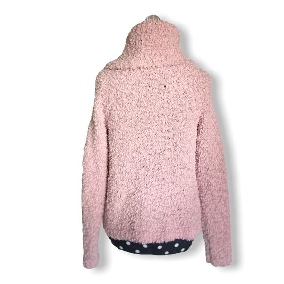 Pink Republic Womens Sweater Size XS Soft Fluffy Turtleneck Mauve Blossom NEW - Picture 4 of 6